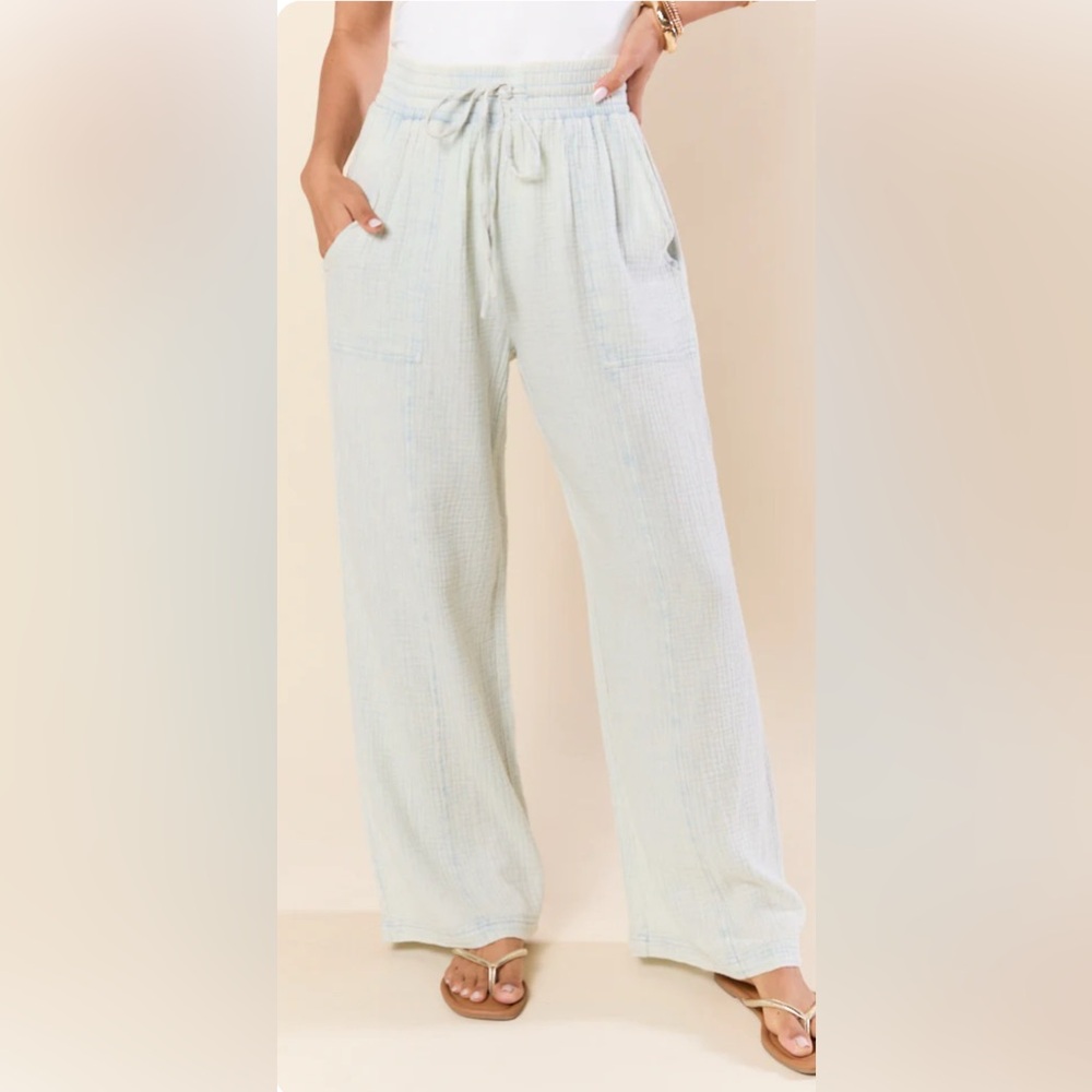 Light Gray Linen Pants